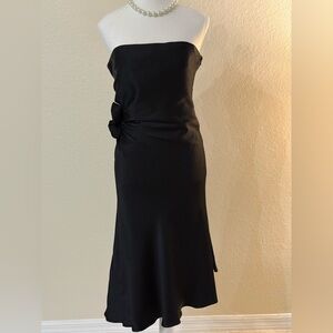 Banana Republic Strapless Silk Dress
